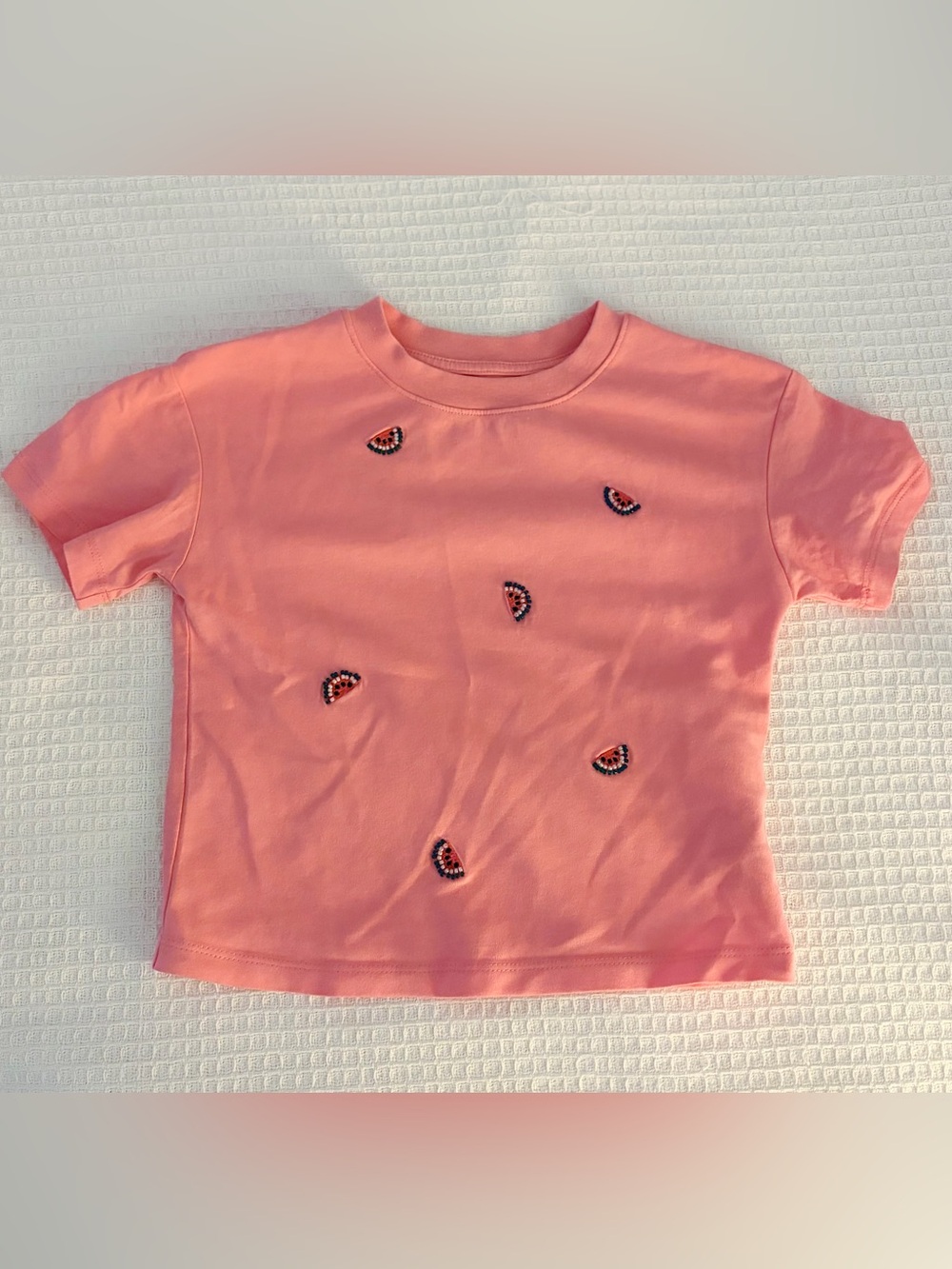 H&M beaded watermelon t-shirt
